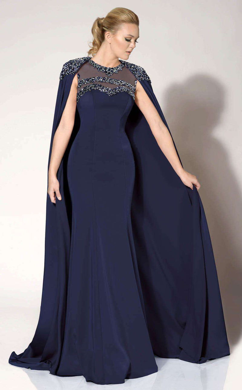 MNM Couture 10840 Navy Blue