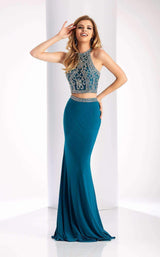 7 of 8 Clarisse 3006 Teal/Silver