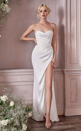 1 of 2 Cinderella Divine 7483W Dress Off-White