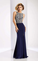 1 of 5 Clarisse 4842 Navy/Silver