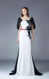 1 of 4 Beside Couture BC1159 Black/White