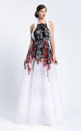 1 of 4 Beside Couture BC1174 White/Black/Red