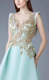 3 of 4 Beside Couture BC1192 Aqua/Nude