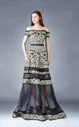 1 of 4 Beside Couture BC1193 Black Print