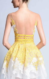 4 of 4 Beside Couture BC1130DC Ivory/Yellow