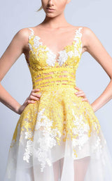 3 of 4 Beside Couture BC1130DC Ivory/Yellow