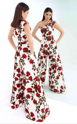 2 of 5 Mac Duggal 25385 White Rose