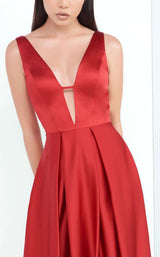 4 of 6 Mac Duggal 25453 Red