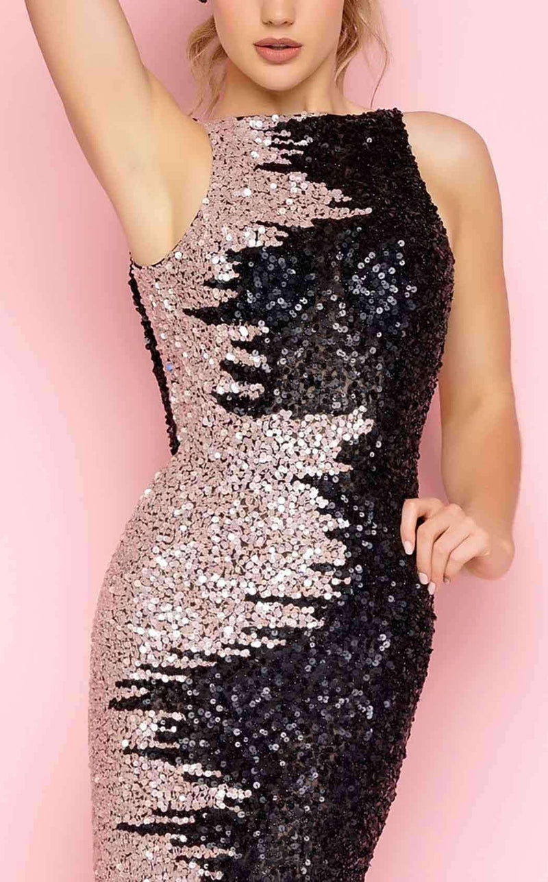 Mac Duggal 4160 Black/Nude