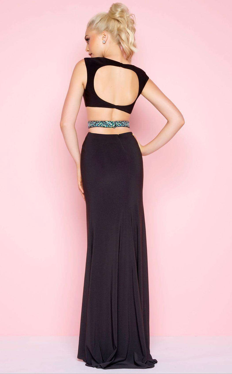 Mac Duggal 65521 Black/Peacock