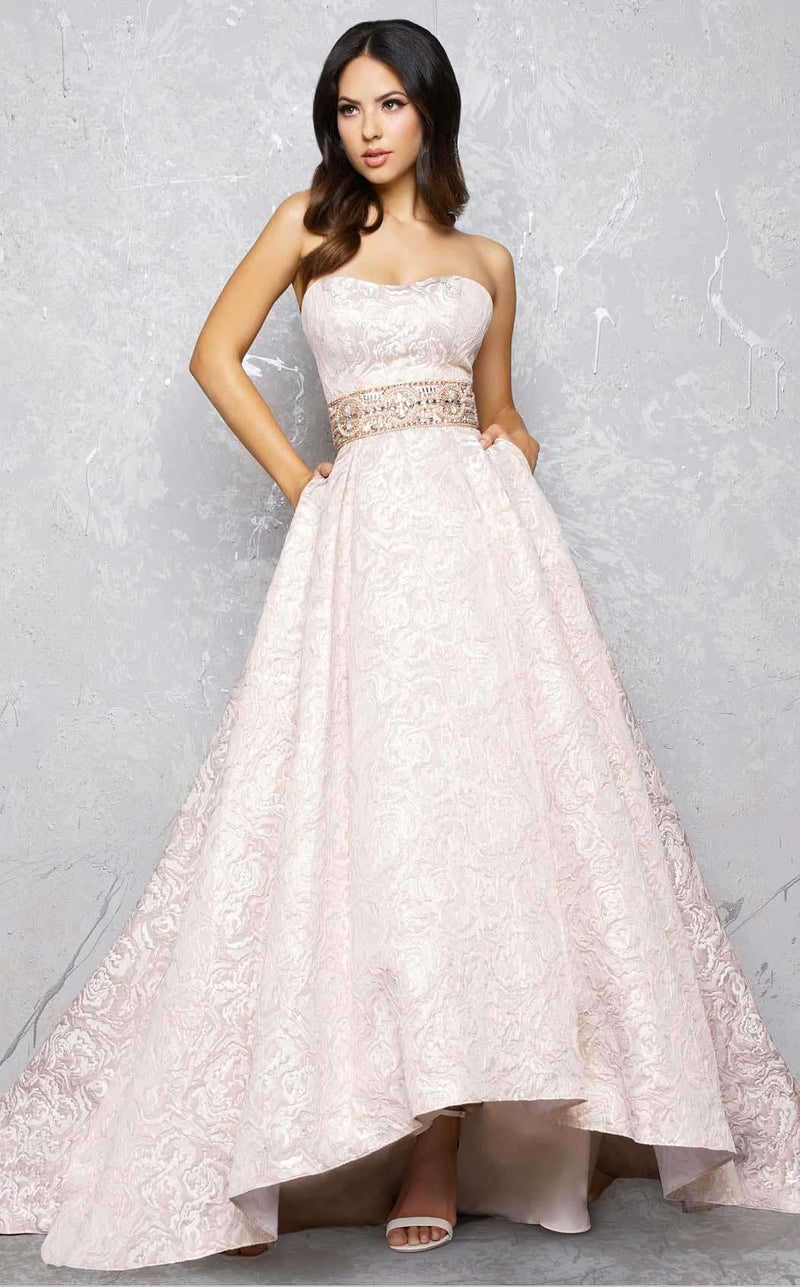 Mac Duggal 11074 Pink/Champagne