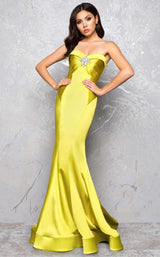 1 of 5 Mac Duggal 85588 Chartreuse