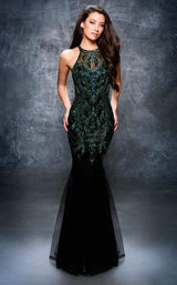 2 of 8 Nina Canacci 4131 Black/Emerald