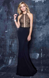 1 of 4 Nina Canacci 7360 Black/Nude