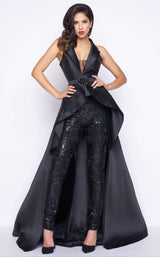 1 of 2 Mac Duggal 80628 Black