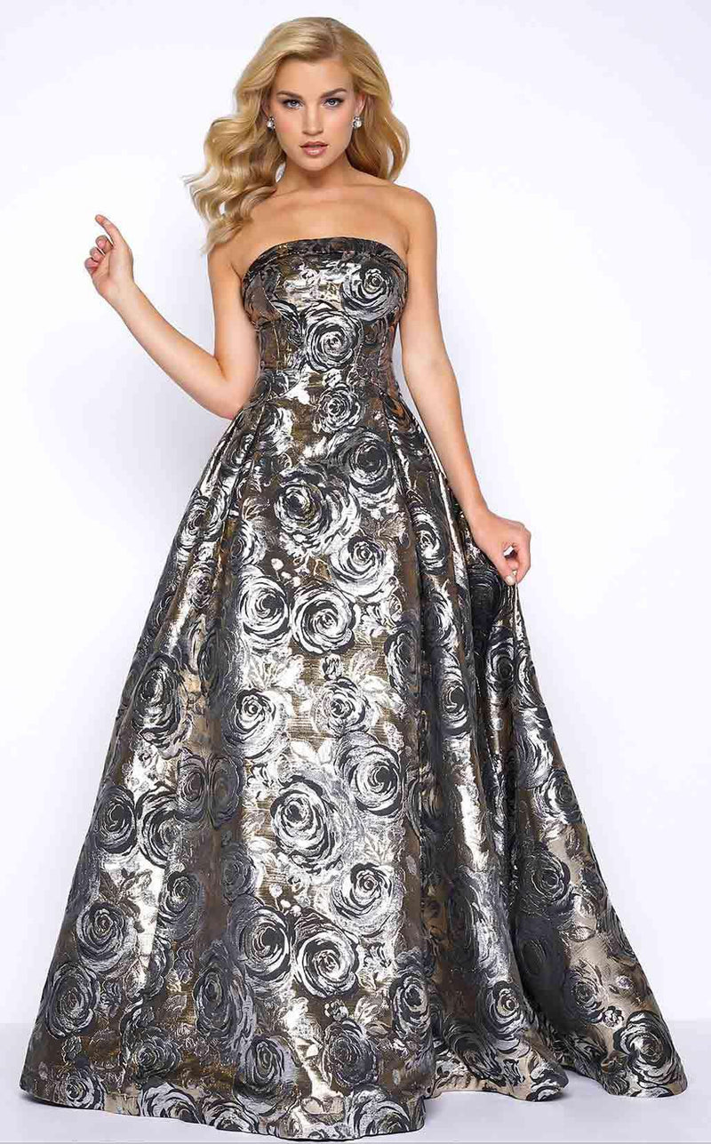 Mac Duggal 30451 Black/Gold