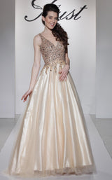 1 of 2 Faust 762 Dress Gold