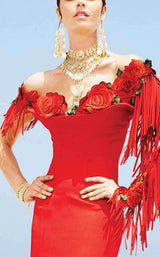 3 of 4 MNM Couture 2339 Red