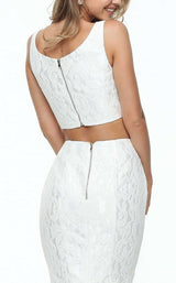 8 of 15 Sherri Hill 50778 Ivory/Multi