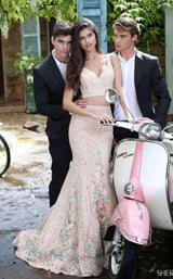 14 of 15 Sherri Hill 50778 Nude/Multi