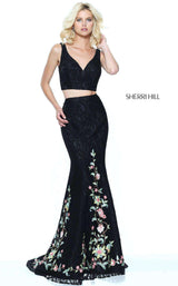 3 of 15 Sherri Hill 50778 Black/Multi