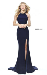 10 of 11 Sherri Hill 50784 Navy