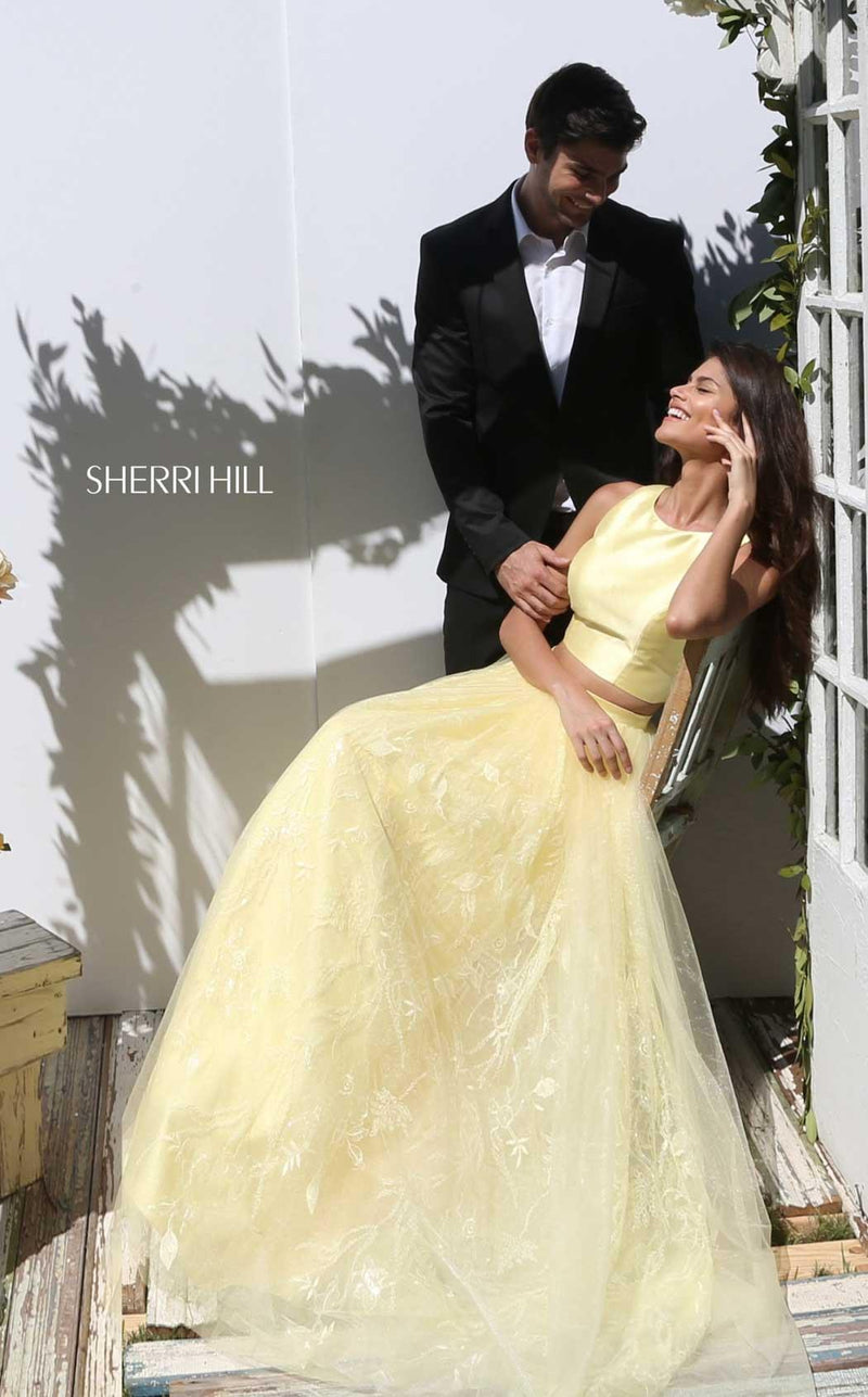 Sherri Hill 50787 Yellow