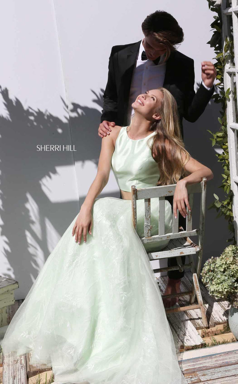 Sherri Hill 50787 Light Green