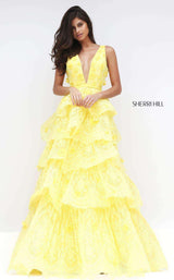 2 of 8 Sherri Hill 50789 Yellow