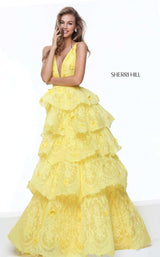 8 of 8 Sherri Hill 50789 Yellow