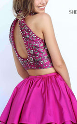 4 of 4 Sherri Hill 50798 Plum Print