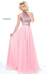9 of 14 Sherri Hill 50809 Pink
