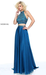 5 of 14 Sherri Hill 50809 Peacock