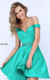 4 of 7 Sherri Hill 50815 Emerald
