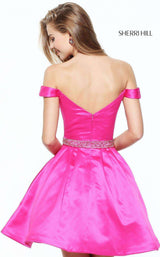 5 of 7 Sherri Hill 50815 Fuchsia