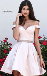 1 of 7 Sherri Hill 50815 Nude