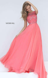 3 of 8 Sherri Hill 50849 Coral