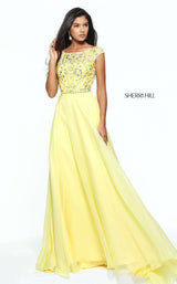 4 of 8 Sherri Hill 50849 Yellow