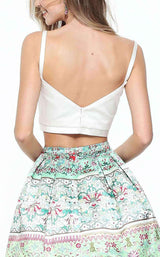 6 of 6 Sherri Hill 50855 Ivory/Print