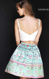 4 of 6 Sherri Hill 50855 Ivory/Print