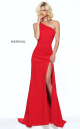 1 of 6 Sherri Hill 50861 Red