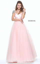 1 of 4 Sherri Hill 50863 Blush