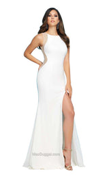 1 of 4 Mac Duggal 77046L Ivory/Gold