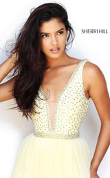 2 of 8 Sherri Hill 50868 Yellow