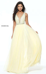 1 of 8 Sherri Hill 50868 Yellow