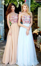 3 of 21 Sherri Hill 50873 Nude/Multi