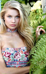 20 of 21 Sherri Hill 50873 Ivory/Multi