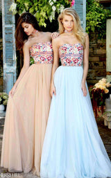 7 of 21 Sherri Hill 50873 Nude/Multi