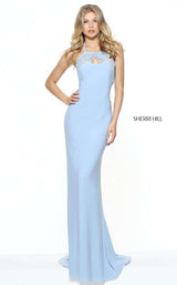 1 of 6 Sherri Hill 50879 Light Blue