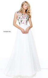 1 of 4 Sherri Hill 50904 Ivory